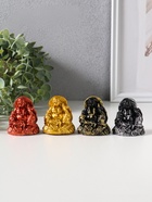 Набор фигурок 4 шт. «Хотей с зонтом», полистоун, 4.5×4.8×5.6 см  (артикул 10956751)  большой выбор товаров оптом и в розницу по низким ценам с доставкой