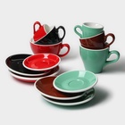 УЦЕНКА Кофейная пара Magistro «Coffee time» 280 мл, цвет красный - Фото 6