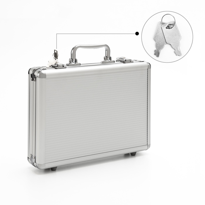 УЦЕНКА Металлический кейс, 30 х 21 х 6.5 см - Фото 1