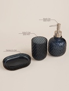 УЦЕНКА Набор для ванной, 3 предмета (Дозатор, мыльница, стакан) - Фото 2