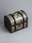 УЦЕНКА Шкатулка сундук дерево "Узор из листьев" 20х15х15,5 см - Фото 3