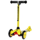 УЦЕНКА Самокат-снегокат 2 в 1 GRAFFITI «Вперёд», жёлтый - Фото 5