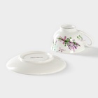 УЦЕНКА Кофейная пара «Лаванда» чашка 80 мл, блюдце - Фото 4