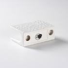 УЦЕНКА Набор для специй на дер подставке 3 пр "Bella Tenero.Кракле" солонка, перечница, салфетница 4 - Фото 11