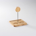 УЦЕНКА Набор для специй на дер подставке 3 пр "Bella Tenero.Кракле" солонка, перечница, салфетница 4 - Фото 13