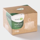 УЦЕНКА Набор для специй на дер подставке 3 пр "Bella Tenero.Кракле" солонка, перечница, салфетница 4 - Фото 15