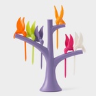 УЦЕНКА Набор для канапе «Птицы», на подставке, 6 шпажек, МИКС - Фото 4