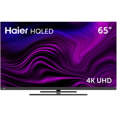 Телевизор Haier 65 Smart TV AX Pro, QLED, 65", 3840×2160, DVB-T, HDMI, USB, Smart TV, чёрный