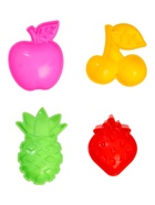 Набор формочек Соломон «Фрукты-ягоды» 4 штуки, вишня, яблоко, ананас, клубника - фото 122966222