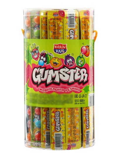 Жевательная резинка «Gumster», в блистере, 10 г