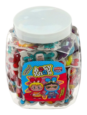 Жевательный мармелад с кислой начинкой «ЛАБУ КЛАБ» ассорти, 10 г