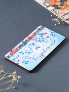 Купюрница подарочная, открытка «Поздравляем: голубая», шкатулка для денег, карточек, сертификатов, 19×9.5×0.7 см - Фото 3