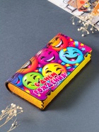 Купюрница подарочная, открытка «С Днём рождения!: смайлики», шкатулка для денег, карточек, сертификатов, 19.5×11×3 см - Фото 2
