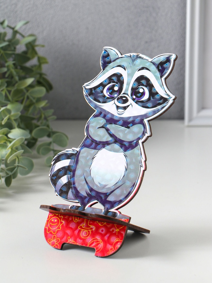 Подставка для телефона, планшета «Енот», 19×10 см