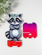 Подставка для телефона, планшета «Енот», 19×10 см  (артикул 10993291)  большой выбор товаров оптом и в розницу по низким ценам с доставкой