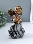 Фигура гипс «Ангел в платье», бронза, 25×15×15 см  (артикул 10994837)  большой выбор товаров оптом и в розницу по низким ценам с доставкой