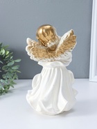 Фигура гипс «Ангел в платье», перламутр, 25×15×15 см  (артикул 10994838)  большой выбор товаров оптом и в розницу по низким ценам с доставкой