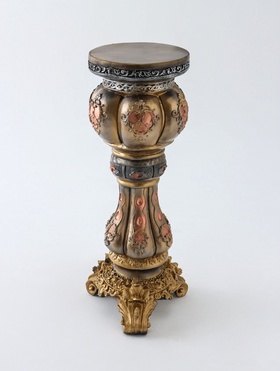 Колонна декоративная «Клеопатра», чёрный с золотом, 90×40×40 см  (артикул 10994868)  большой выбор товаров оптом и в розницу по низким ценам с доставкой