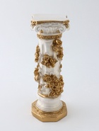 Колонна декоративная «Афина», белый с золотом, 90×40×40 см  (артикул 10994874)  большой выбор товаров оптом и в розницу по низким ценам с доставкой