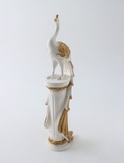 Колонна декоративная «Жар-птица», белый с золотом, 120×40×30 см - Фото 2