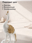 Колонна декоративная «Жар-птица», белый с золотом, 120×40×30 см - Фото 2