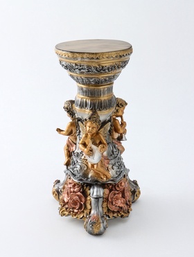 Колонна декоративная «Три ангела», бронза с золотом, 90×60×60 см  (артикул 10994883)  большой выбор товаров оптом и в розницу по низким ценам с доставкой