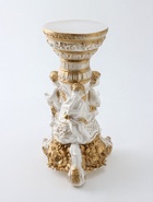 Колонна декоративная «Три ангела», белый с золотом, 90×60×60 см  (артикул 10994884)  большой выбор товаров оптом и в розницу по низким ценам с доставкой