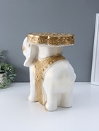 Фигура - подставка для мелочей «Слон», белый, столик, 35×40×25 см  (артикул 10994891)  большой выбор товаров оптом и в розницу по низким ценам с доставкой
