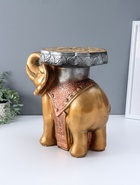 Фигура - подставка для мелочей «Слон», столик, бронза, 35×40×25 см  (артикул 10994892)  большой выбор товаров оптом и в розницу по низким ценам с доставкой