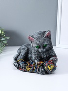 Копилка для денег «Котенок с клубком», 20×25×14 см  (артикул 10994895)  большой выбор товаров оптом и в розницу по низким ценам с доставкой