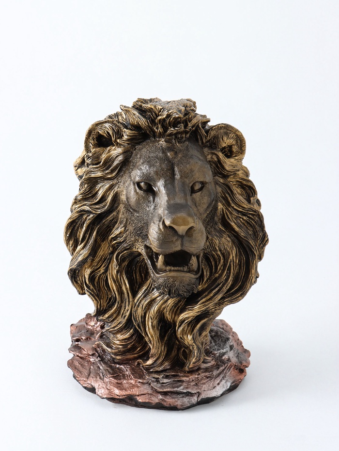 Фигура - бюст «Голова льва», 70×50×37 см