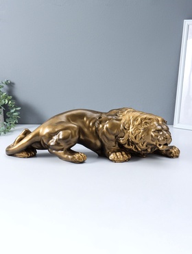 Копилка для денег «Лев крадущийся», 20×18×60 см  (артикул 10994905)  большой выбор товаров оптом и в розницу по низким ценам с доставкой