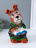 Копилка для денег «Пёс-профессор», 23×16×12 см  (артикул 10994912)  большой выбор товаров оптом и в розницу по низким ценам с доставкой