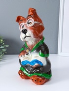 Копилка для денег «Пёс-профессор», 23×16×12 см  (артикул 10994912)  большой выбор товаров оптом и в розницу по низким ценам с доставкой