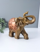 Копилка для денег «Слон сафари», бронза с золотом, 30×35×17 см  (артикул 10994922)  большой выбор товаров оптом и в розницу по низким ценам с доставкой