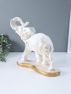 Копилка для денег «Слон индийский», белый с золотом, 35×40×15 см  (артикул 10994923)  большой выбор товаров оптом и в розницу по низким ценам с доставкой