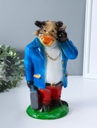 Копилка для денег «Бык Дипломат», цветной, 28×14×12 см  (артикул 10994939)  большой выбор товаров оптом и в розницу по низким ценам с доставкой