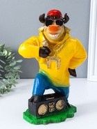 Копилка для денег «Бык музыкант», цветной, 28×14×12 см  (артикул 10994941)  большой выбор товаров оптом и в розницу по низким ценам с доставкой