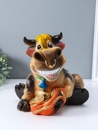 Копилка для денег «Бык большой», цветной, 25×35×30 см  (артикул 10994942)  большой выбор товаров оптом и в розницу по низким ценам с доставкой