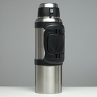 УЦЕНКА Термос, 4.2 л, Volume «Мастер К», с кружкой, с ситечком, сохраняет тепло 60 ч, серебристый 54 - Фото 4