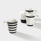 УЦЕНКА Набор кружек 4 шт Magistro "Сильвер" 310 мл 12*9*10 см - Фото 3