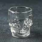 УЦЕНКА Стопка «Череп» 50 мл, 5×6 см - Фото 2