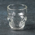 УЦЕНКА Стопка «Череп» 50 мл, 5×6 см - Фото 3