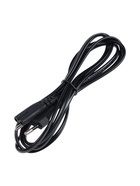 Кабель питания сетевой для светильников, разъем L/N, 180 см, чёрный  (артикул 10935561)  большой выбор товаров оптом и в розницу по низким ценам с доставкой