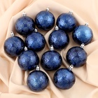 УЦЕНКА Набор шаров пластик d-6 см, 12 шт "Зимняя тайна" микс - Фото 1