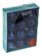 УЦЕНКА Набор шаров пластик d-6 см, 12 шт "Зимняя тайна" микс - Фото 2