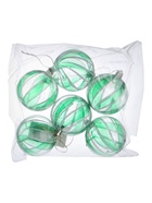 УЦЕНКА Набор шаров пластик d-6 см, 6 шт "Ариан" зелёный - Фото 2