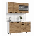 УЦЕНКА Кухня Рио NEW 1.6 м, Дуб Крафт/Антарес столешница - Фото 1