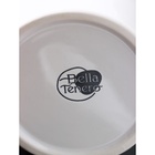 УЦЕНКА Набор банок для сыпучих на бамбуковой подставке BellaTenero, 6 предметов: 3 банки 150 мл, 250 мл, 350 мл, 3 ложки, белый - Фото 6