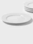 УЦЕНКА Набор обеденных тарелок Magistro Basic bistro, d=22 см, 6 шт., фарфор, белый - Фото 2